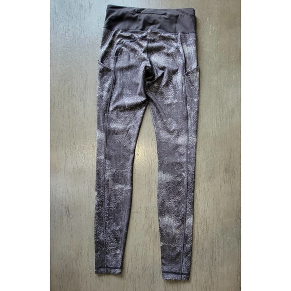 Lululemon Speed Tight II *Full-On‎ Luxtreme Sequin Snake Slate Black Size 4 - Picture 4 of 11
